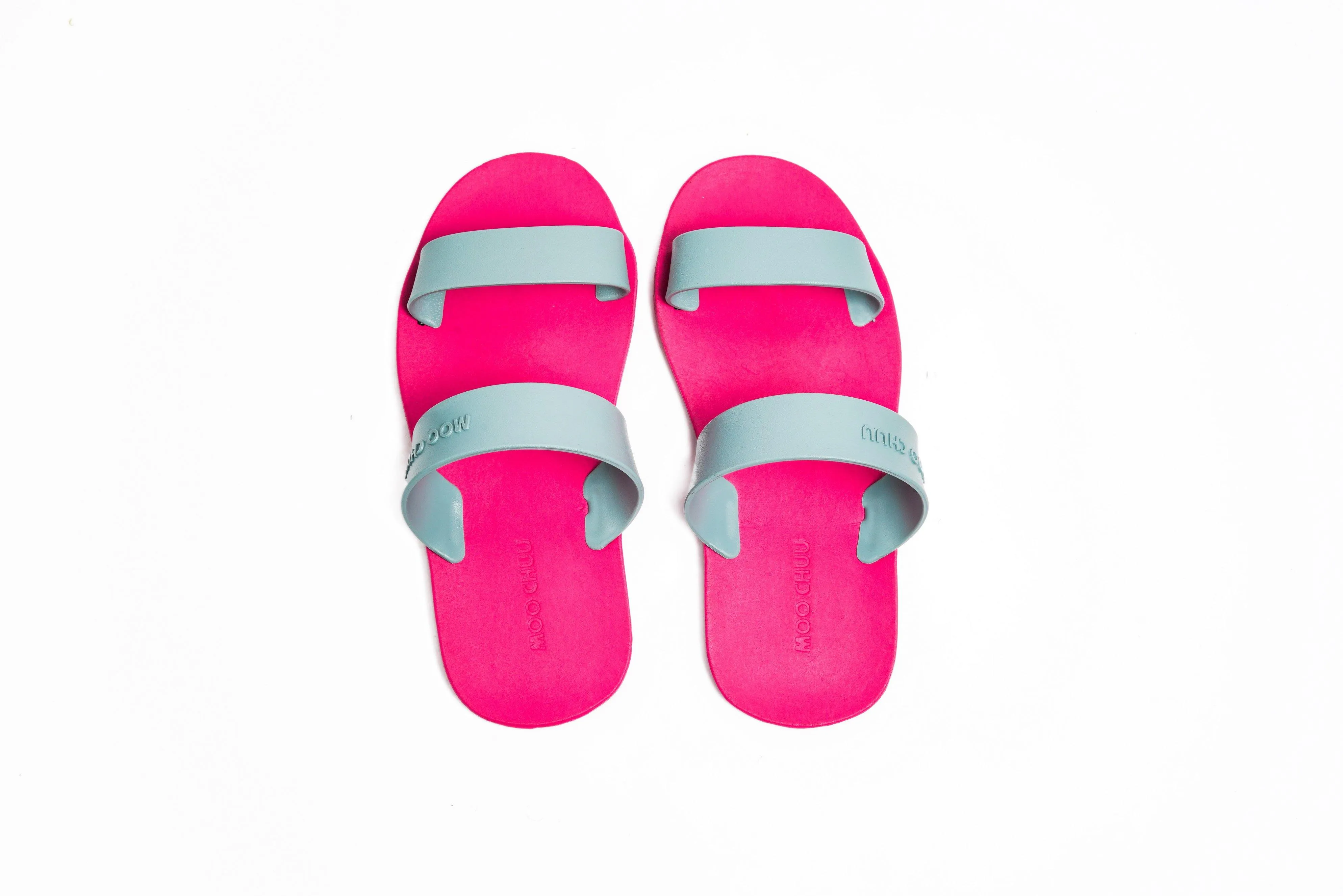 Twin Pink Sole Grey Strap