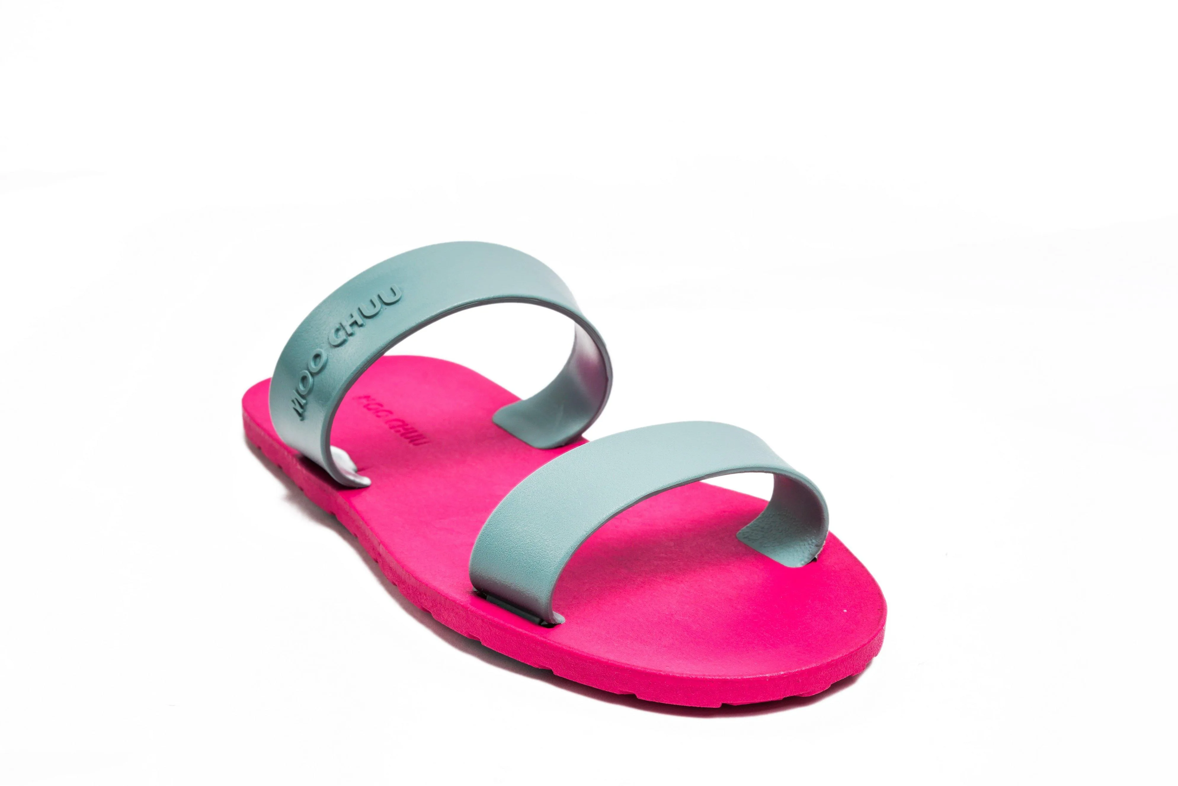 Twin Pink Sole Grey Strap