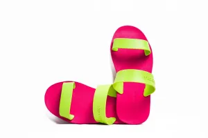 Twin Pink Sole Lime Strap