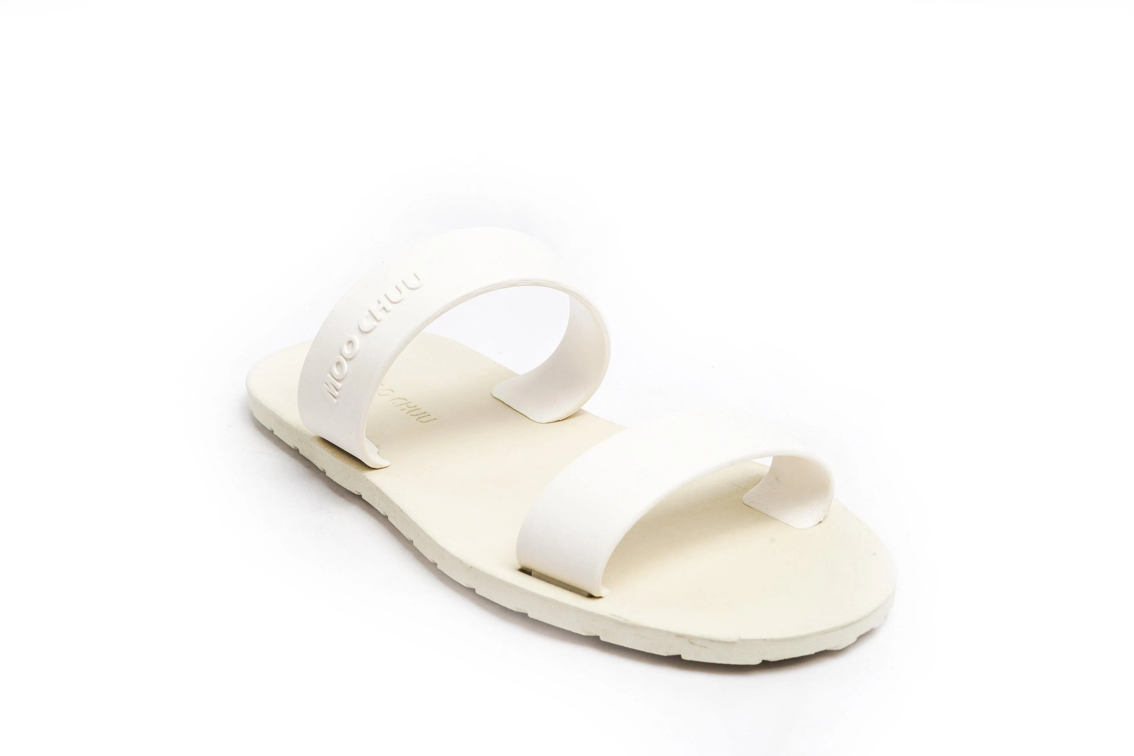 Twin White Sole White Strap