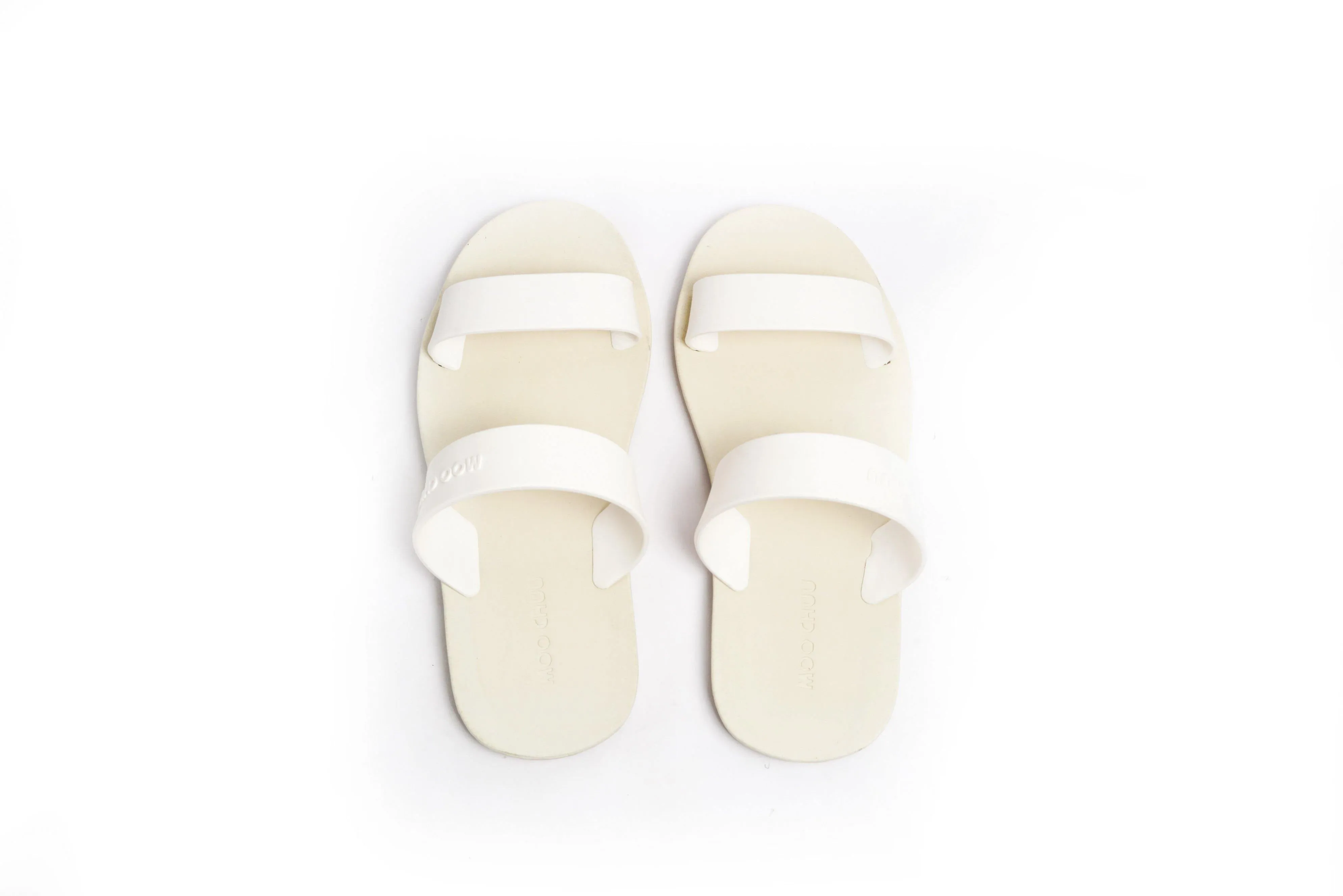 Twin White Sole White Strap