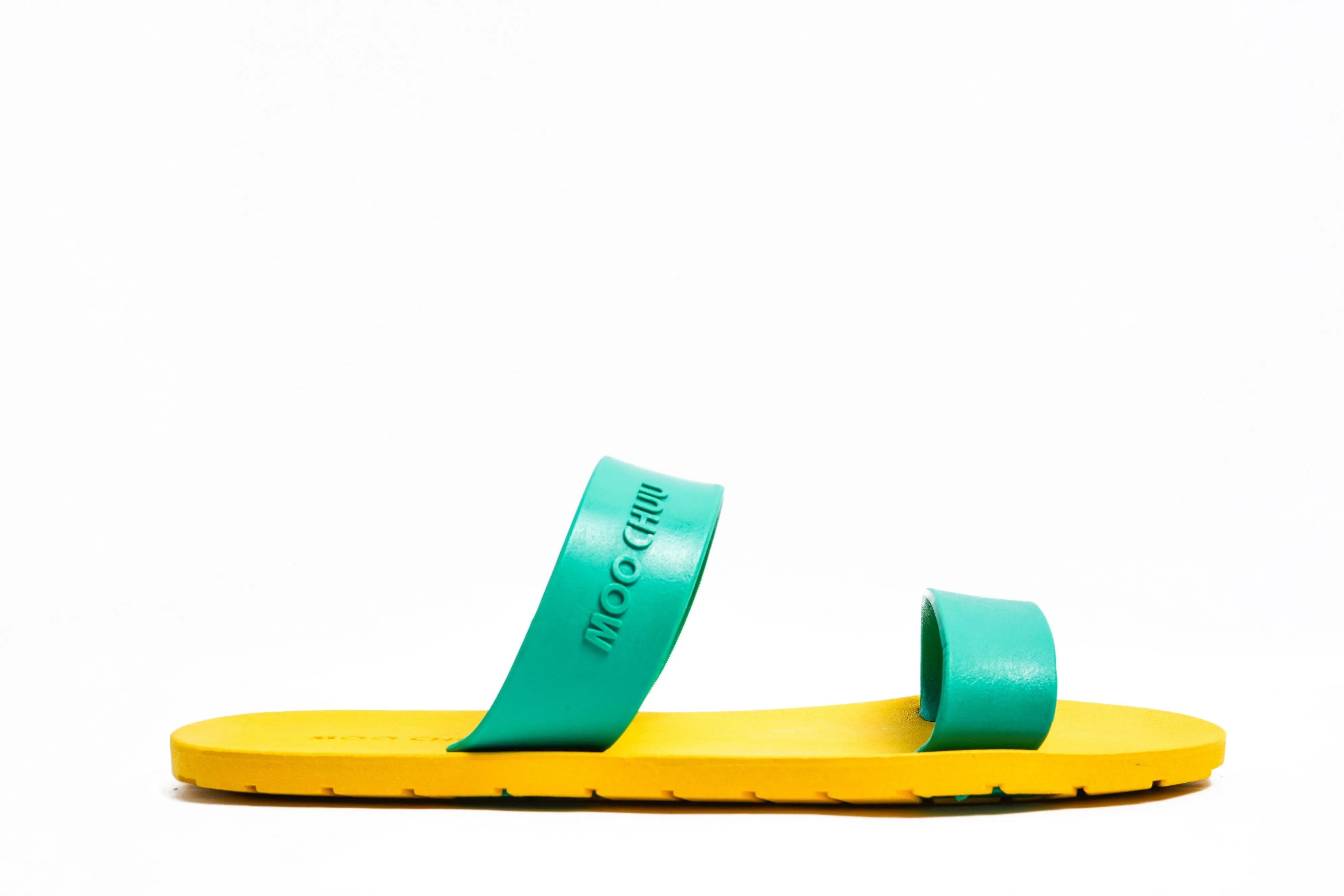 Twin Yellow Sole Green Strap