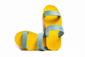 Twin Yellow Sole Grey Strap