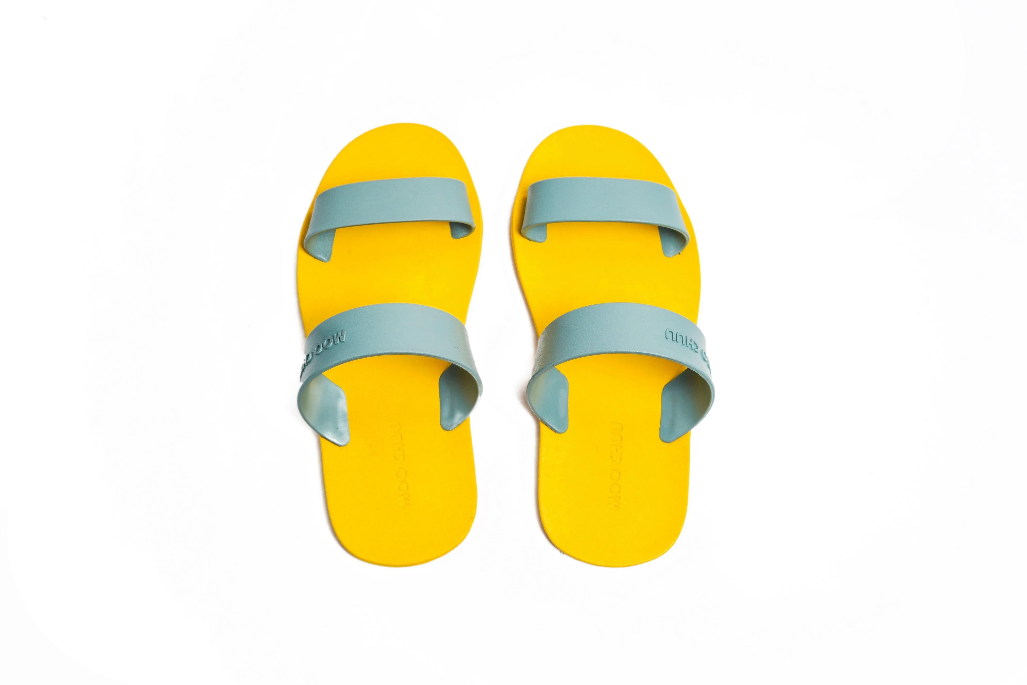 Twin Yellow Sole Grey Strap