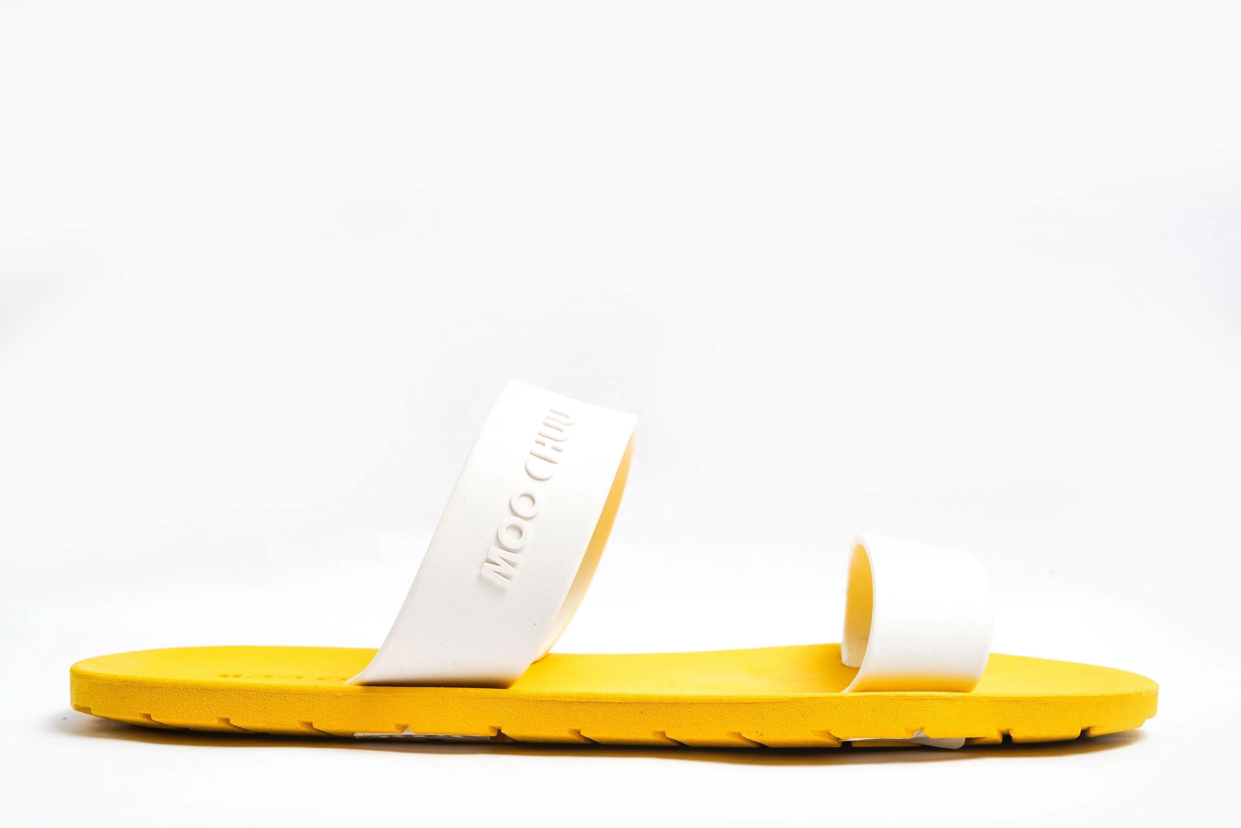 Twin Yellow Sole White Strap