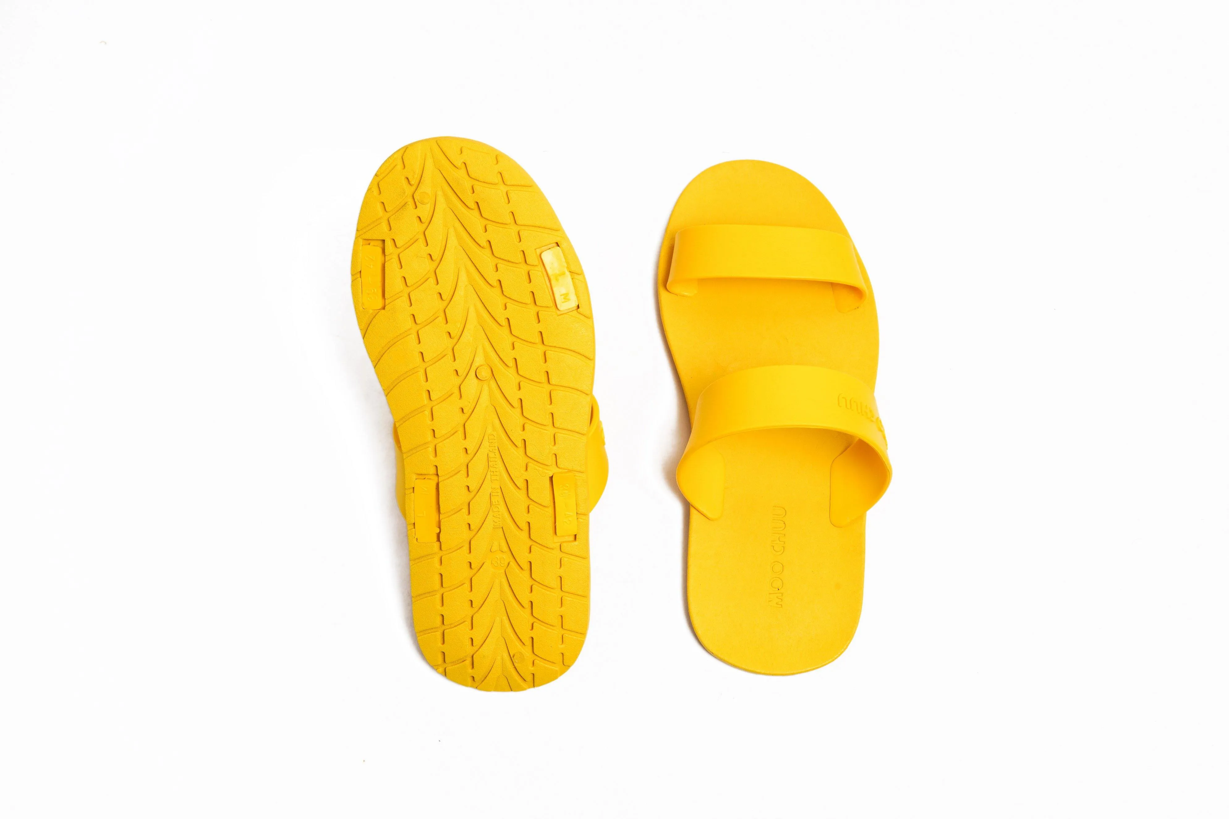 Twin Yellow Sole Yellow Strap