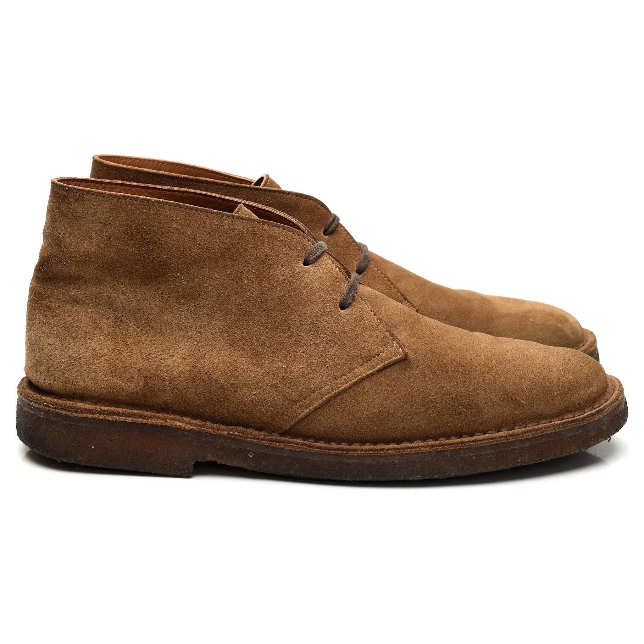 'Umbrelèe' Beige Suede Chukka Boots UK 8 EU 42