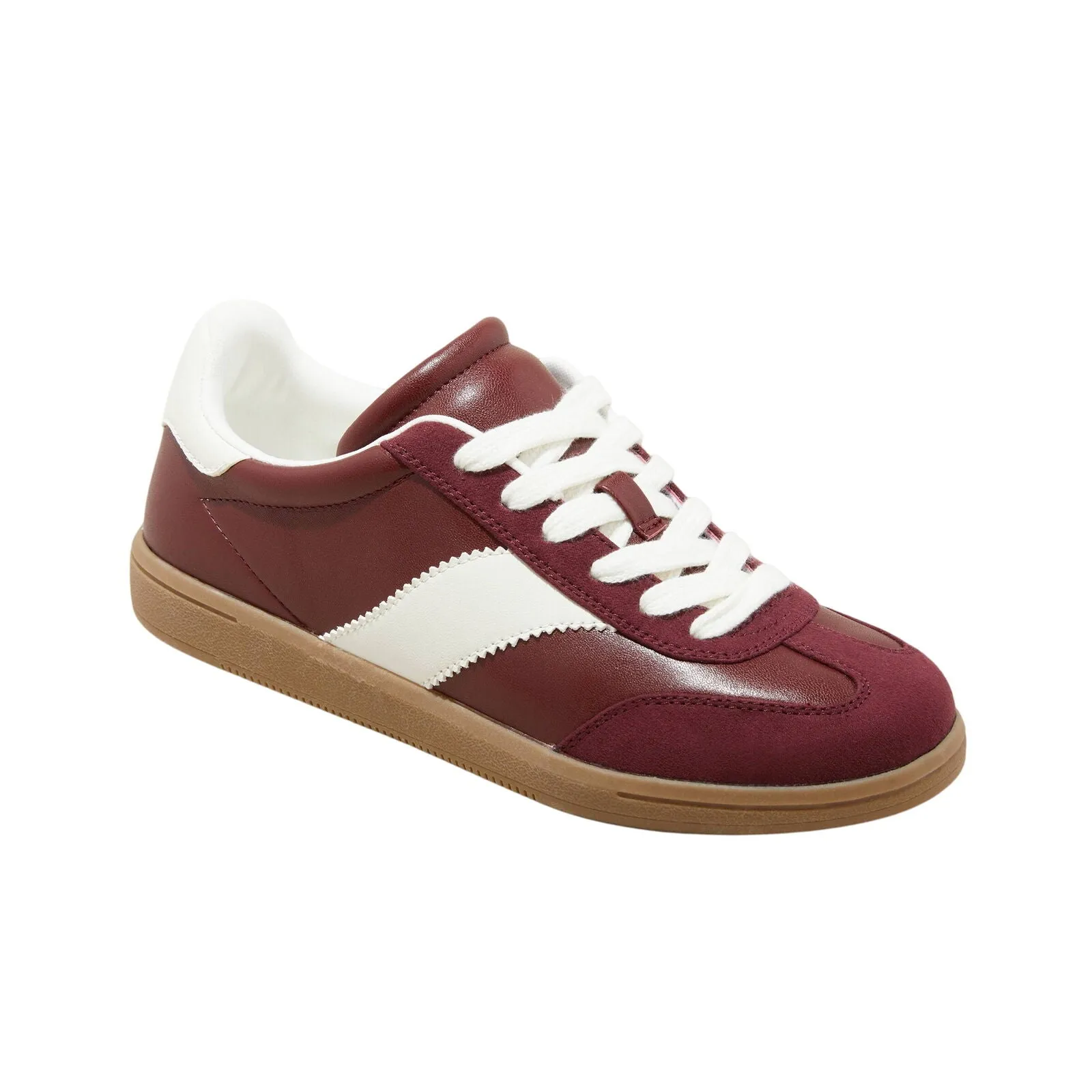 Universal Thread Spencer Fashion Sneakers Memory Foam Insole Burgundy Red 7.5M