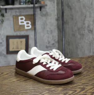 Universal Thread Spencer Fashion Sneakers Memory Foam Insole Burgundy Red 7.5M