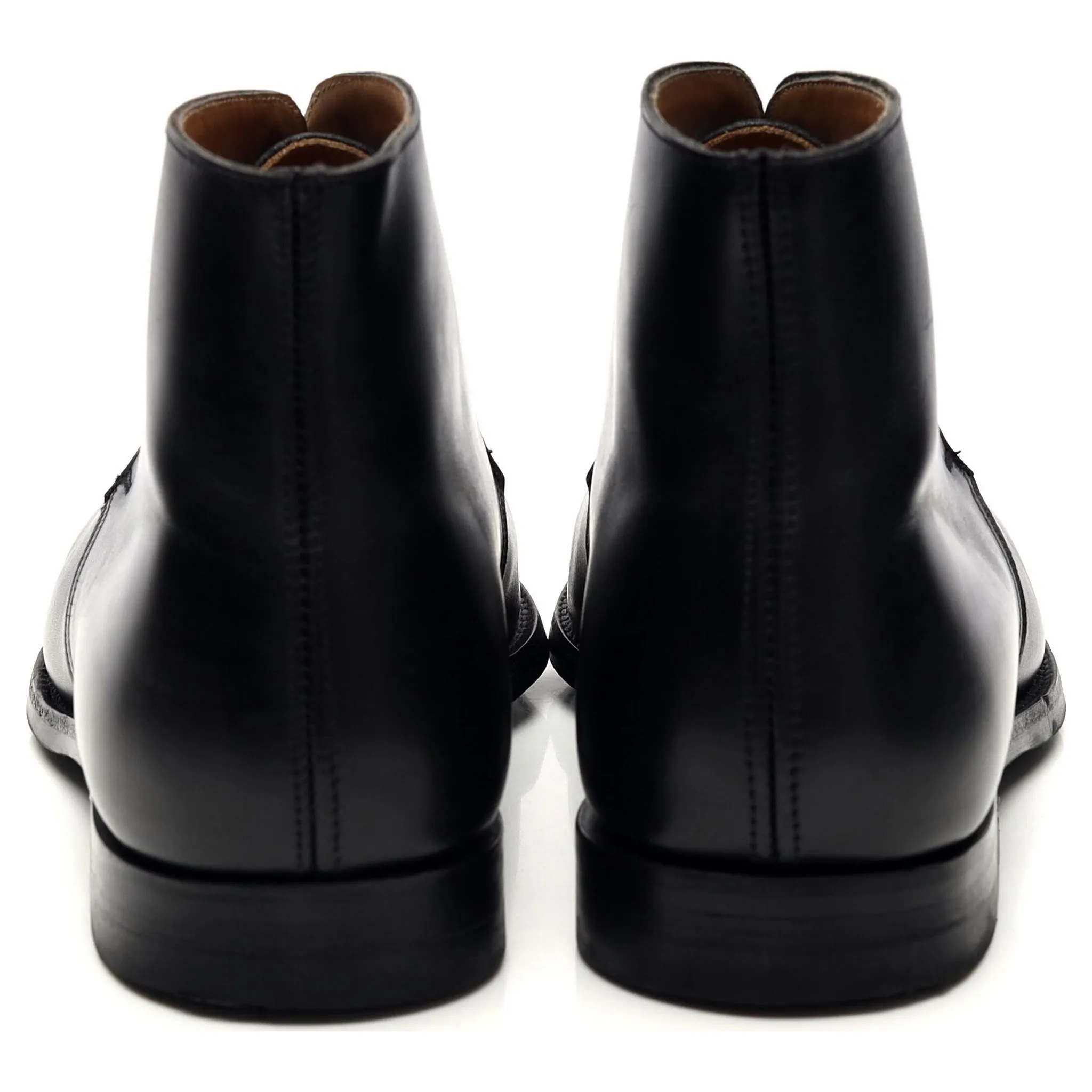 'Upton' Black Leather Chukka Boots UK 10 E