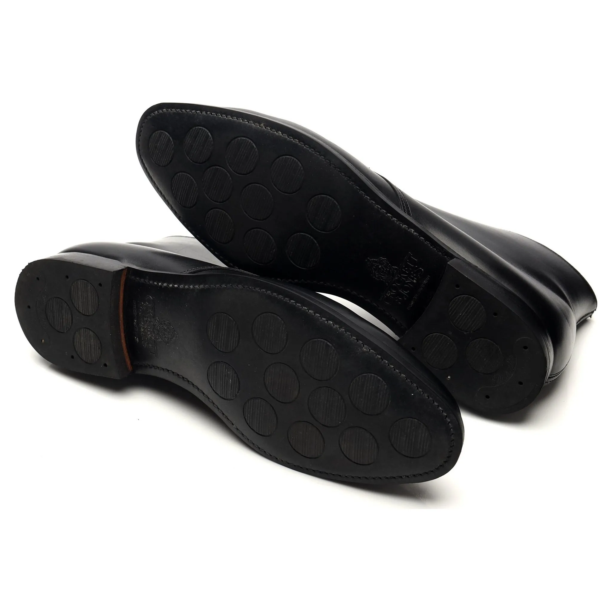 'Upton' Black Leather Chukka Boots UK 10 E