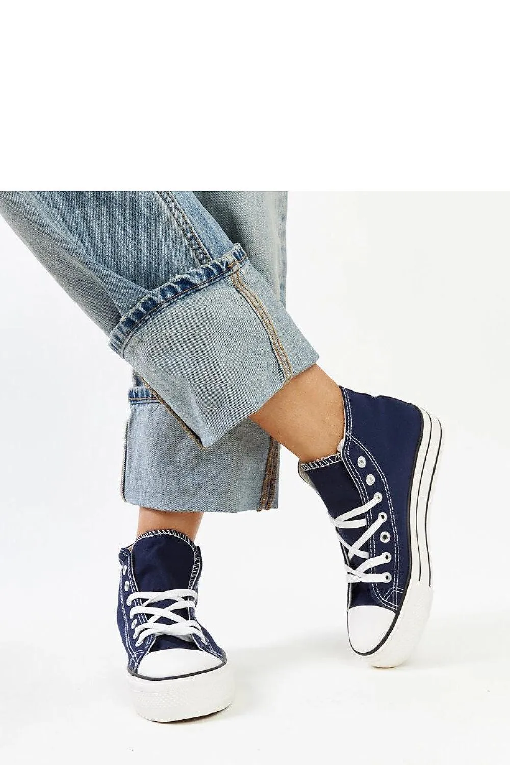Urban Style Leopard Print High-Top Sneakers with Thick Rubber Sole