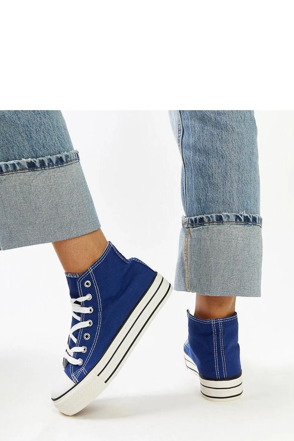 Urban Style Leopard Print High-Top Sneakers with Thick Rubber Sole