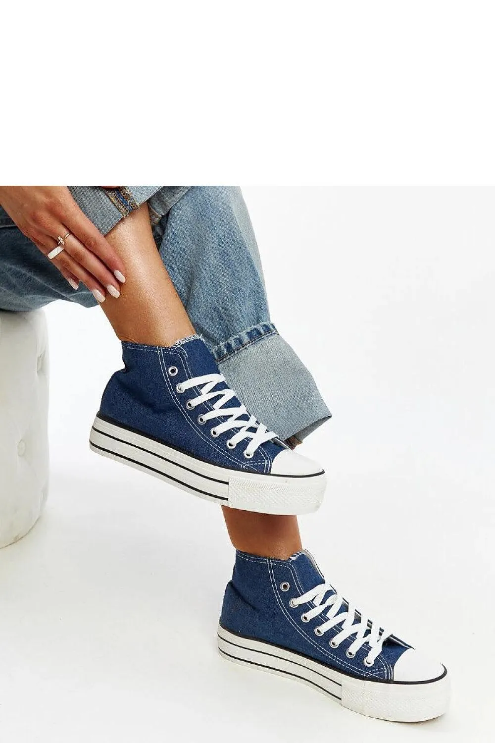Urban Style Leopard Print High-Top Sneakers with Thick Rubber Sole