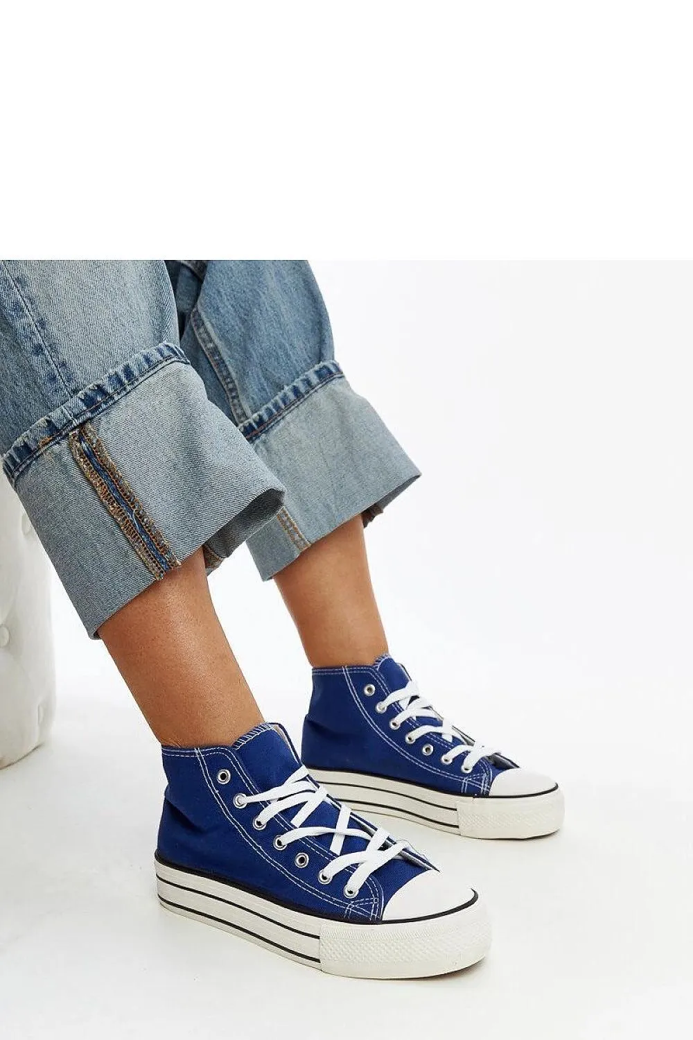 Urban Style Leopard Print High-Top Sneakers with Thick Rubber Sole
