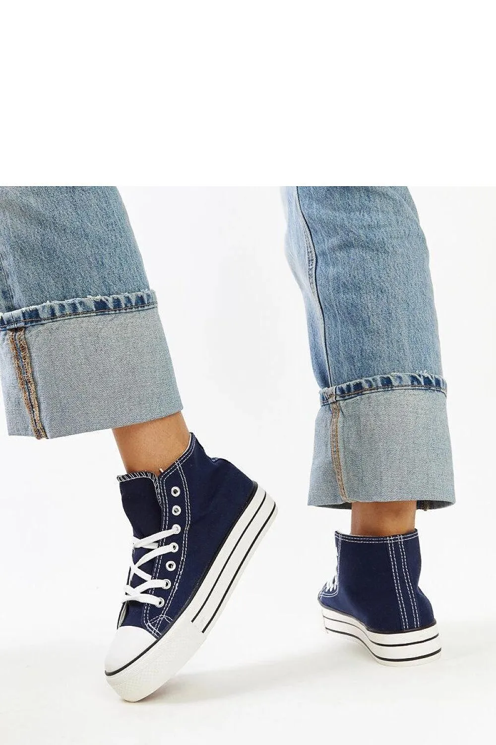 Urban Style Leopard Print High-Top Sneakers with Thick Rubber Sole