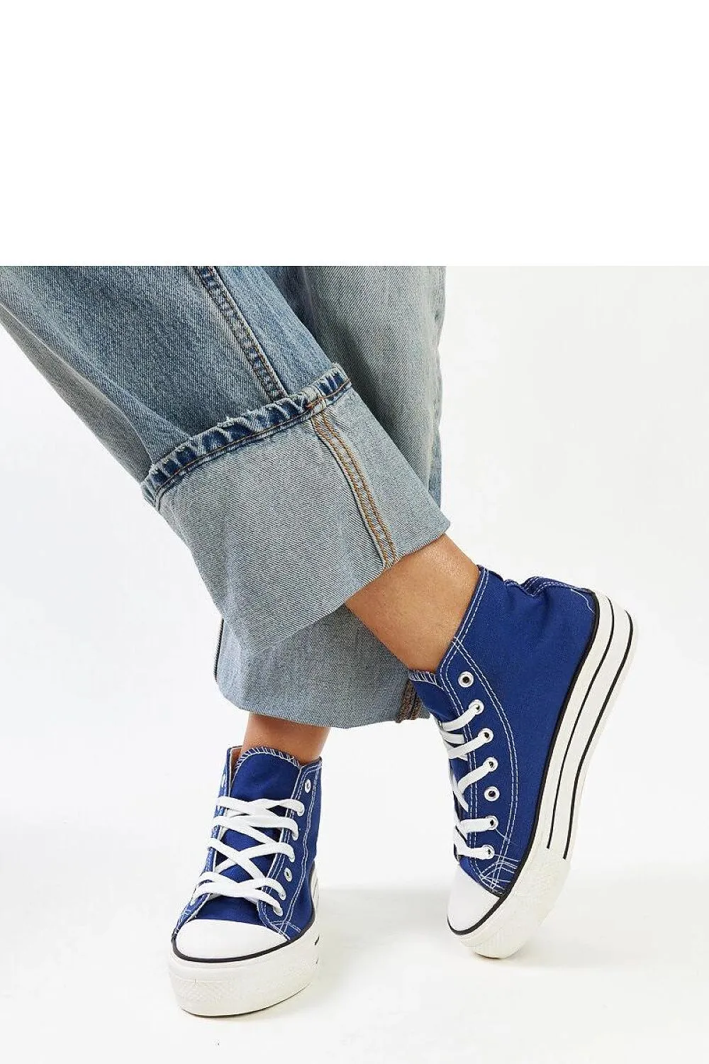 Urban Style Leopard Print High-Top Sneakers with Thick Rubber Sole