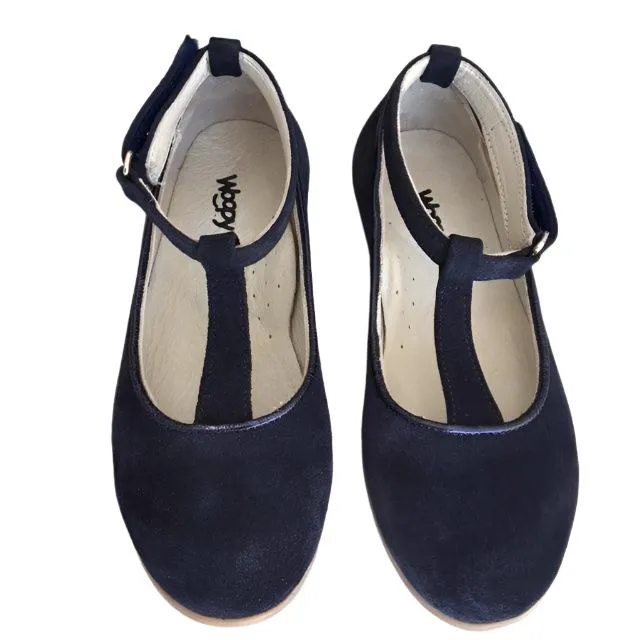 Valentina Suede Shoes - Navy