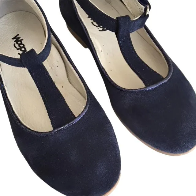 Valentina Suede Shoes - Navy