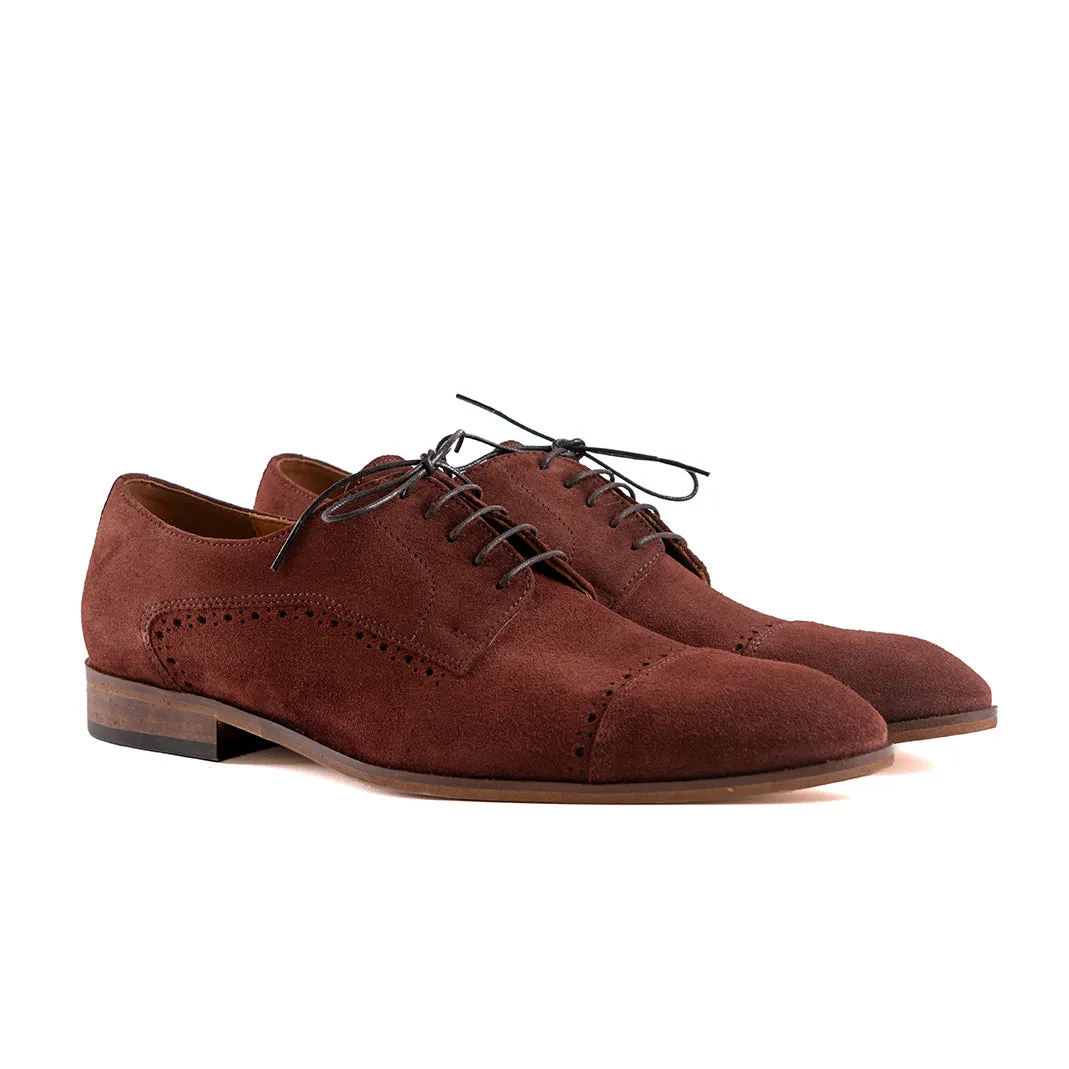 Valentine Suede Loafers in Brown