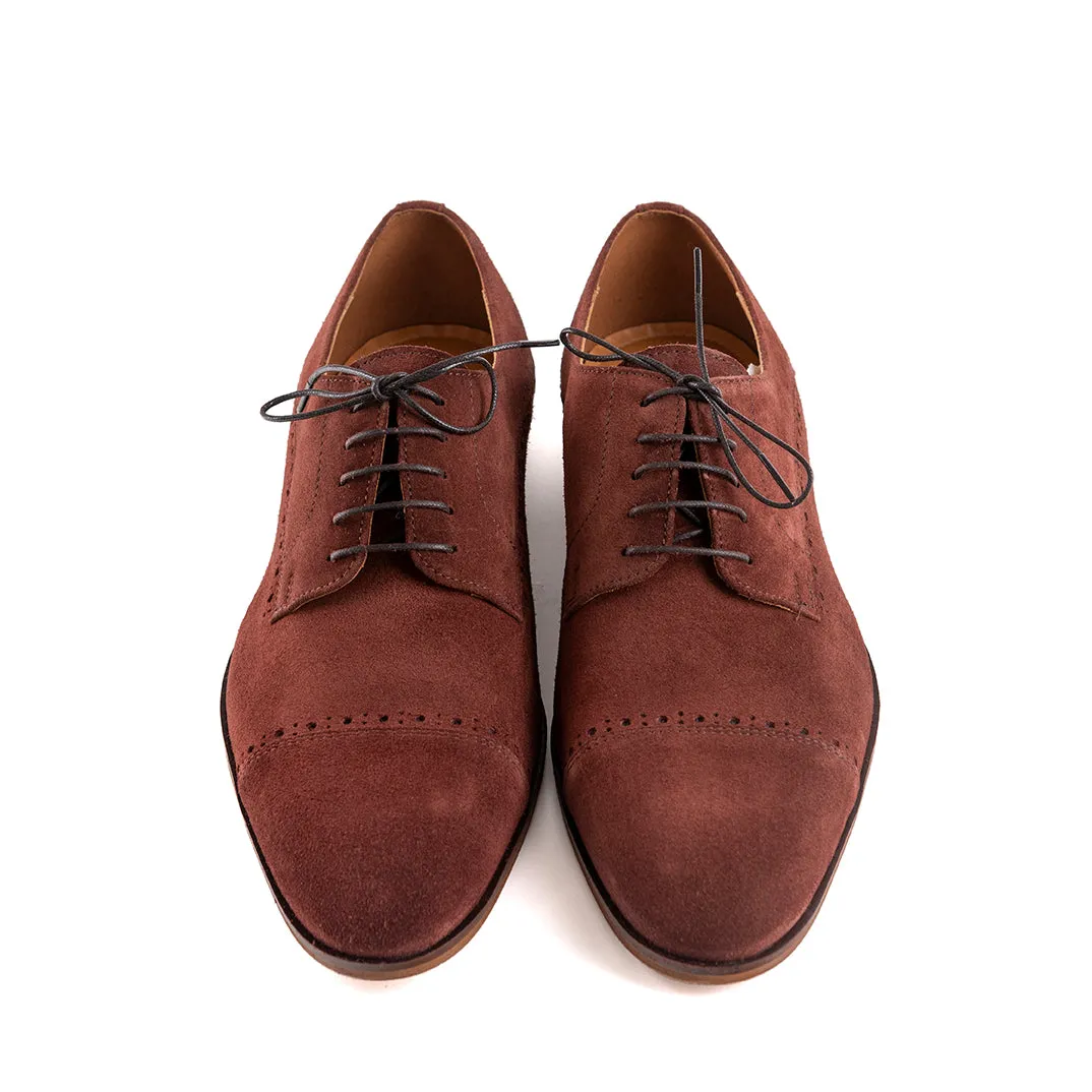 Valentine Suede Loafers in Brown