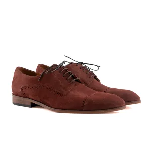 Valentine Suede Loafers in Brown