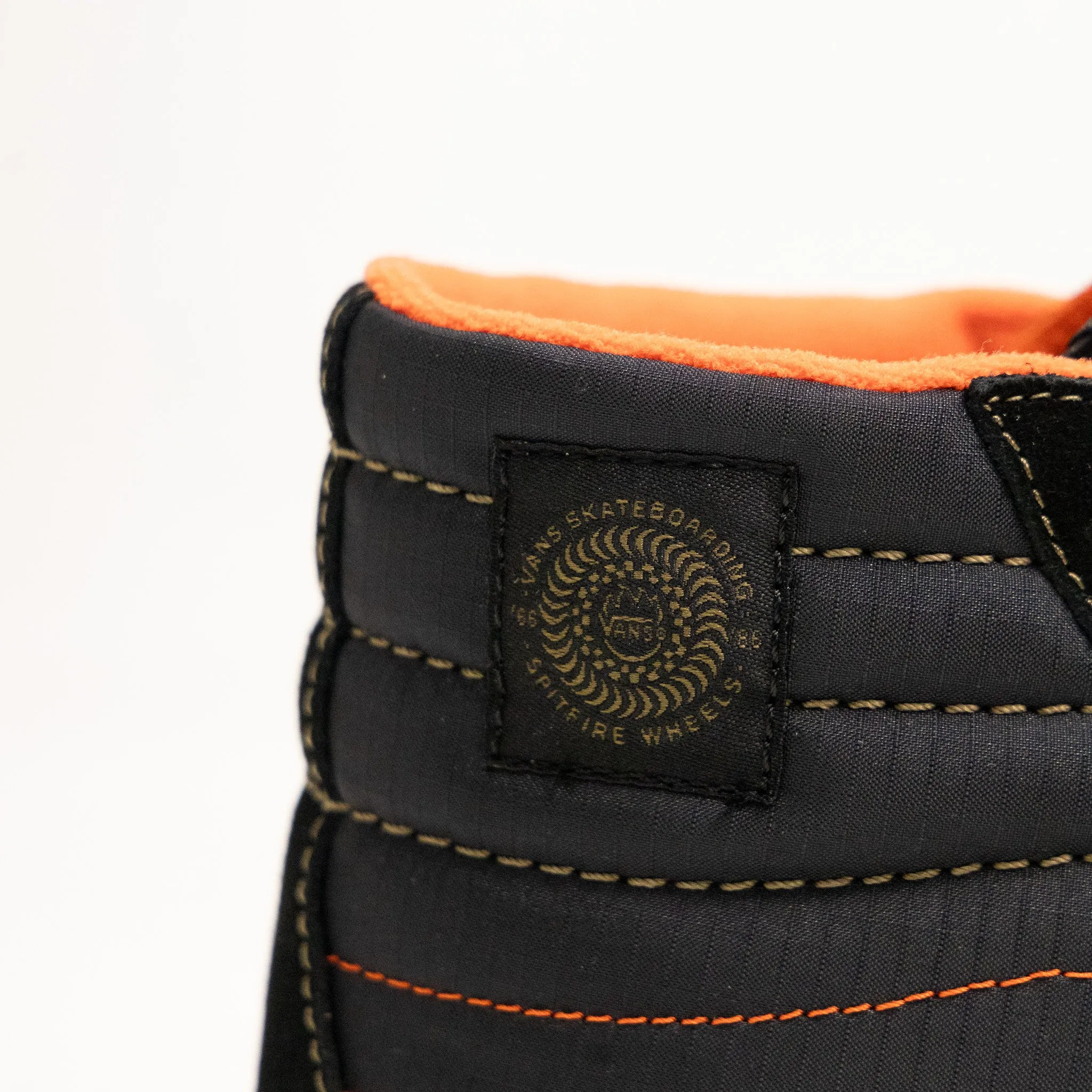 Vans X Spitfire Skate SK8-Hi - (Spitfire) Black/Flame