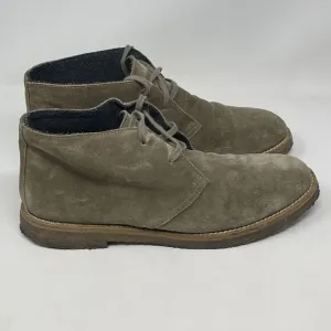 Vince Chukka Boots Mens 10 M Tan Brown Suede Crepe Sole Ankle Made In Italy