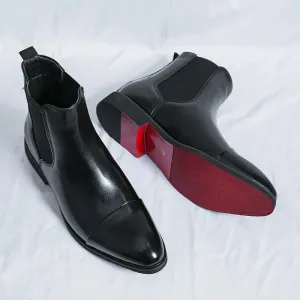 Vincent | Authentic Leather Chelsea Boots