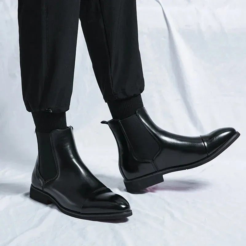 Vincent | Authentic Leather Chelsea Boots