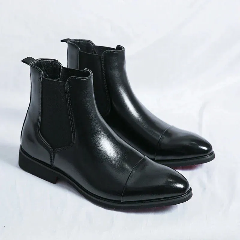 Vincent | Authentic Leather Chelsea Boots