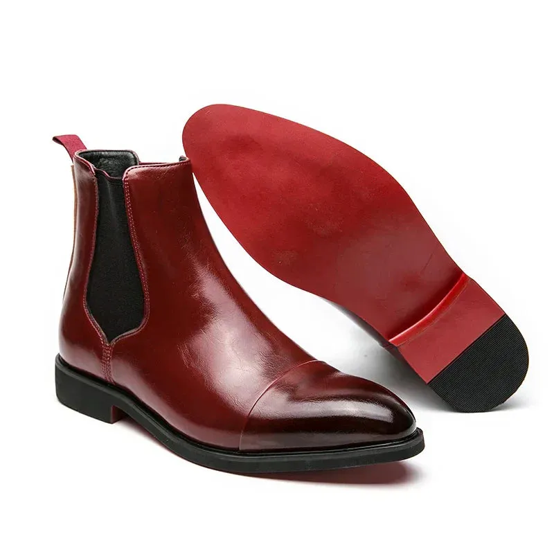 Vincent | Authentic Leather Chelsea Boots
