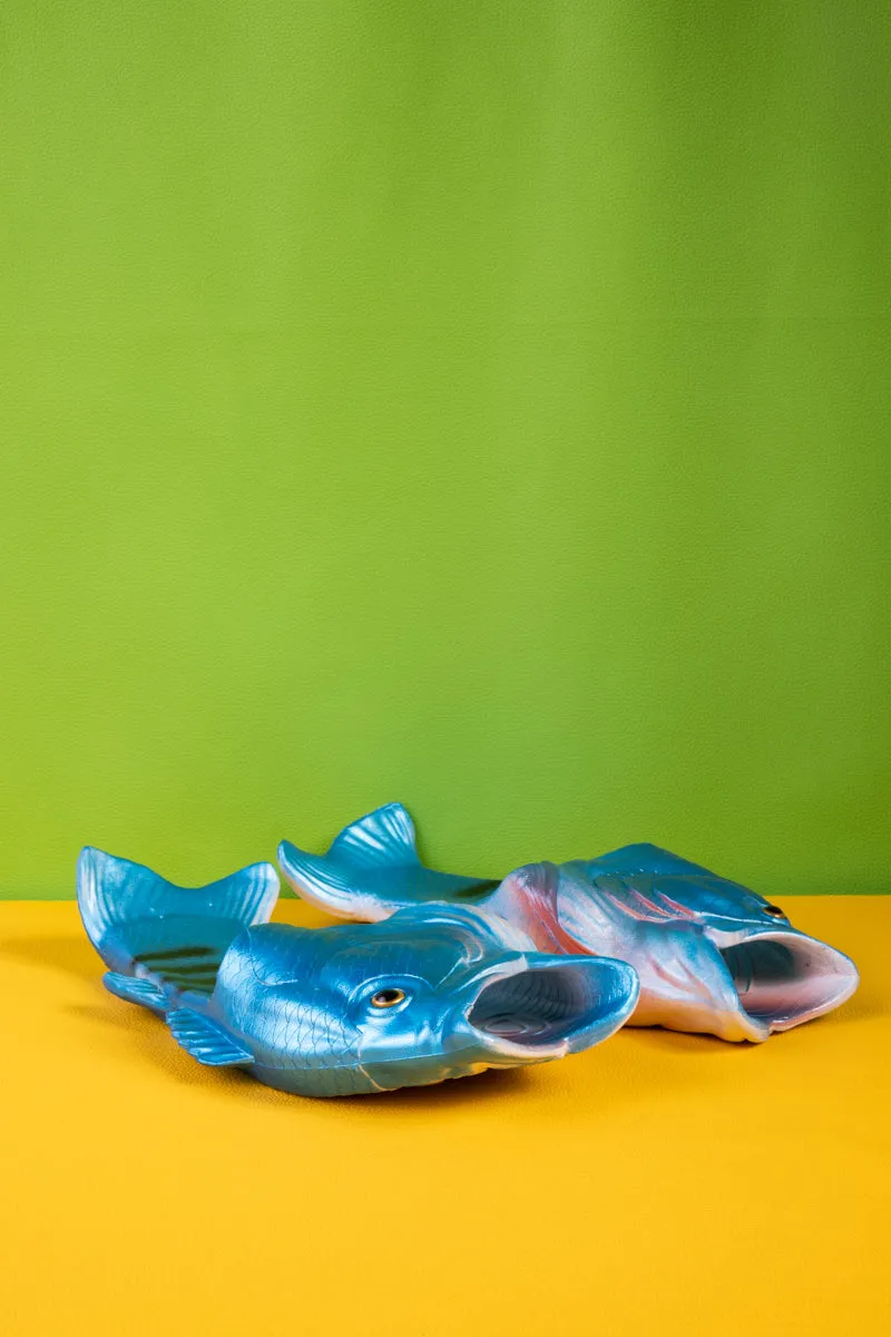 Walk Like Swimming Fishes Sandal - Blue
