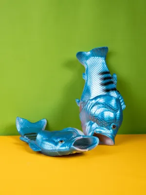 Walk Like Swimming Fishes Sandal - Blue