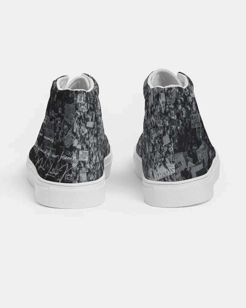 We The People Hightop Canvas Shoe