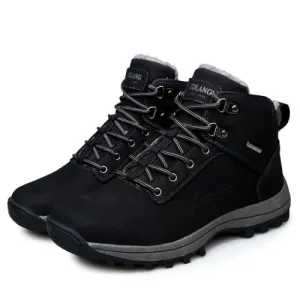 West Louis™ Warm Fashion Male Rubber Winter Boots