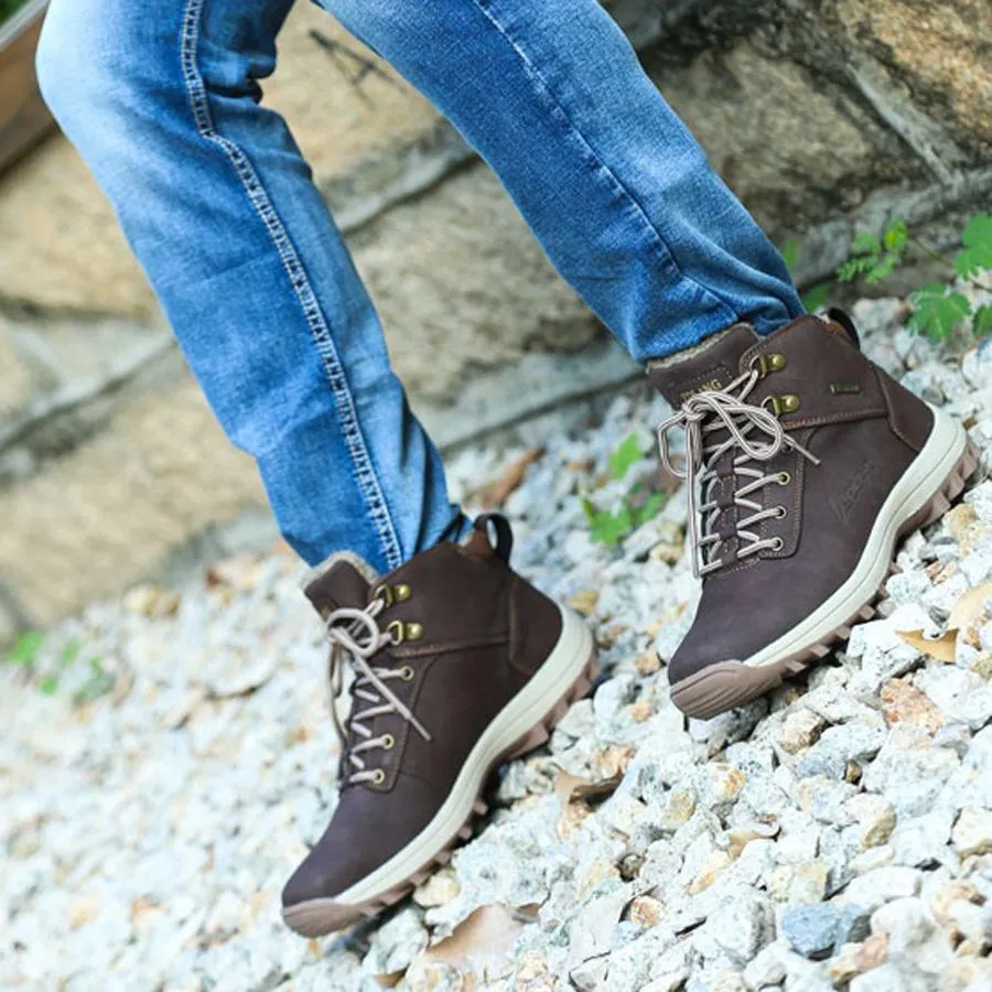 West Louis™ Warm Fashion Male Rubber Winter Boots