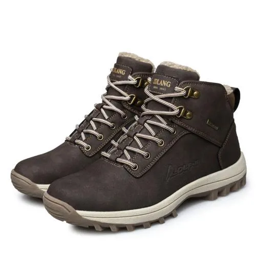 West Louis™ Warm Fashion Male Rubber Winter Boots