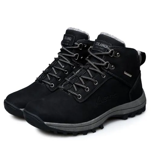 West Louis™ Warm Fashion Male Rubber Winter Boots