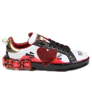 White Calfskin Women Sneaker