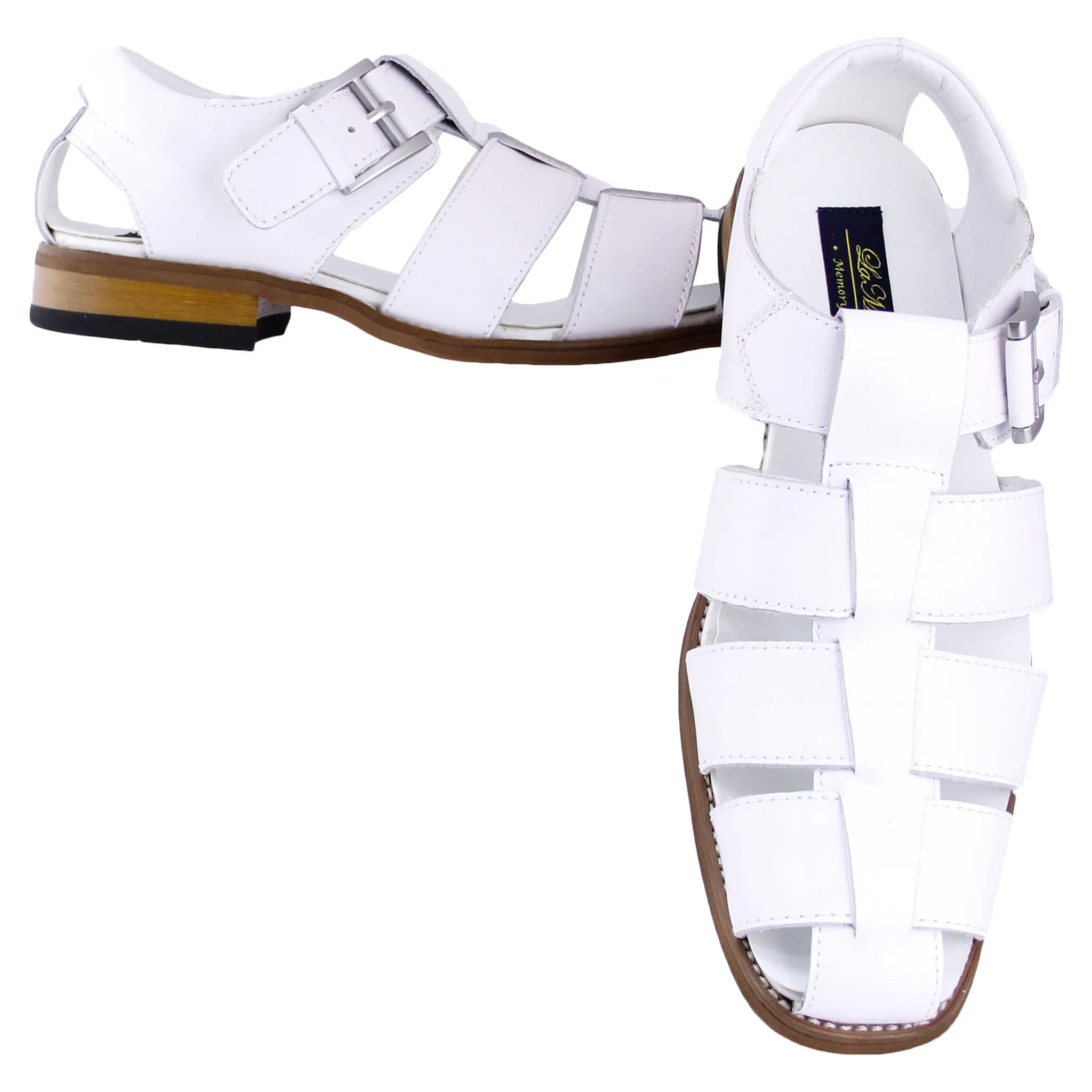 White Randy Sandal