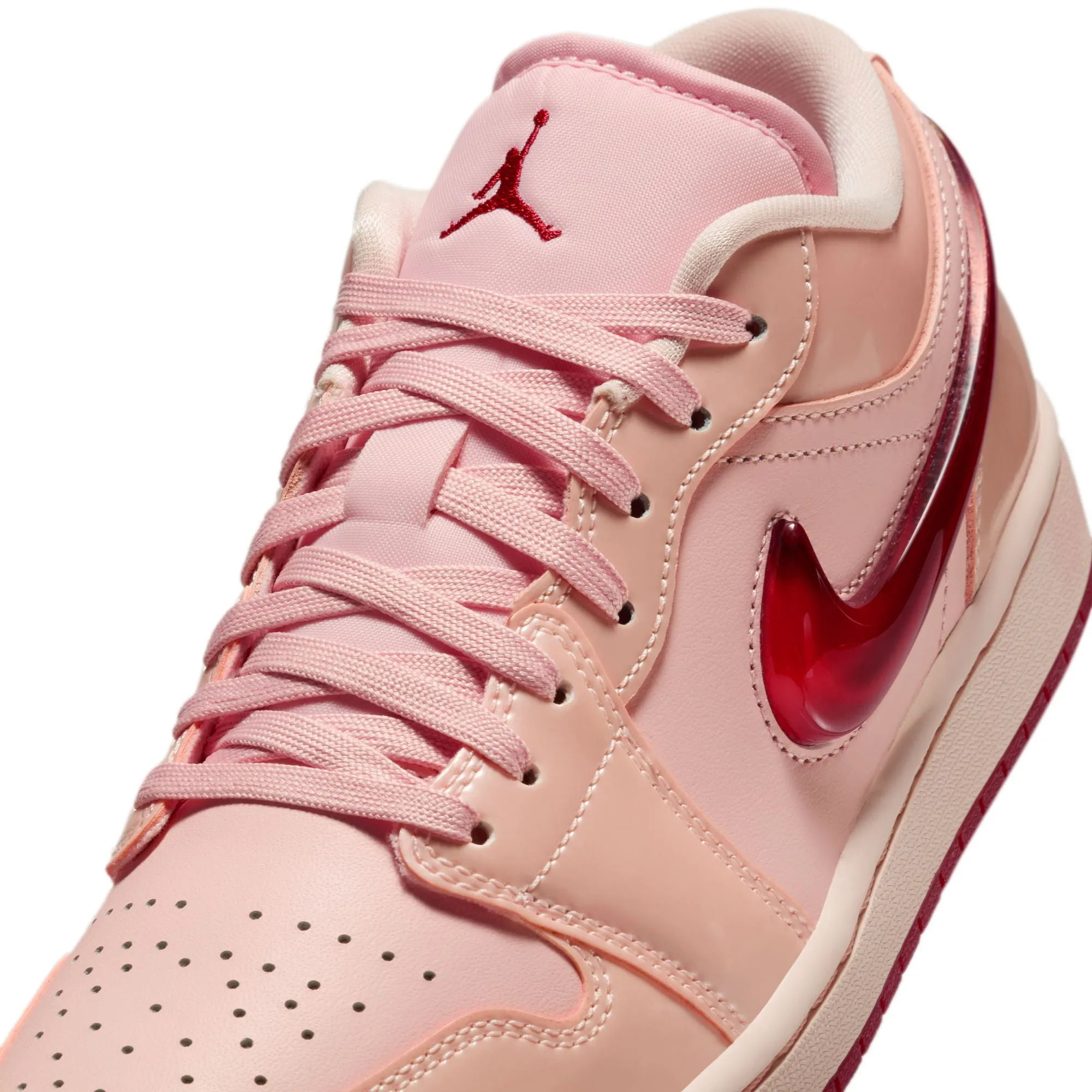 Womens Air Jordan 1 Low SE ‘Washed Coral/Gym Red'