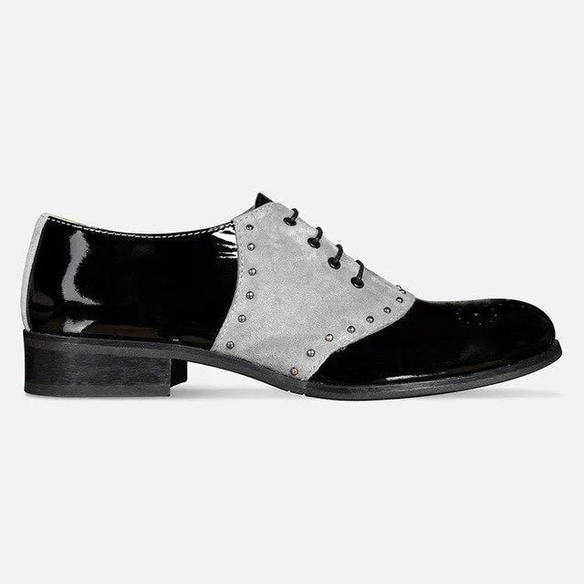 Women's Flats Oxfords Genuine Leather