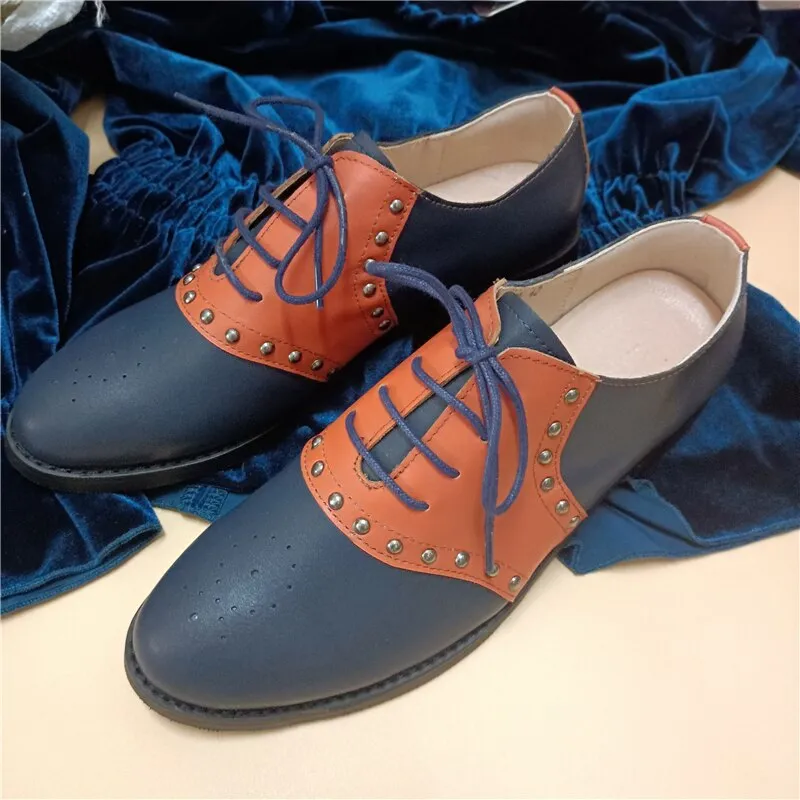 Women's Flats Oxfords Genuine Leather