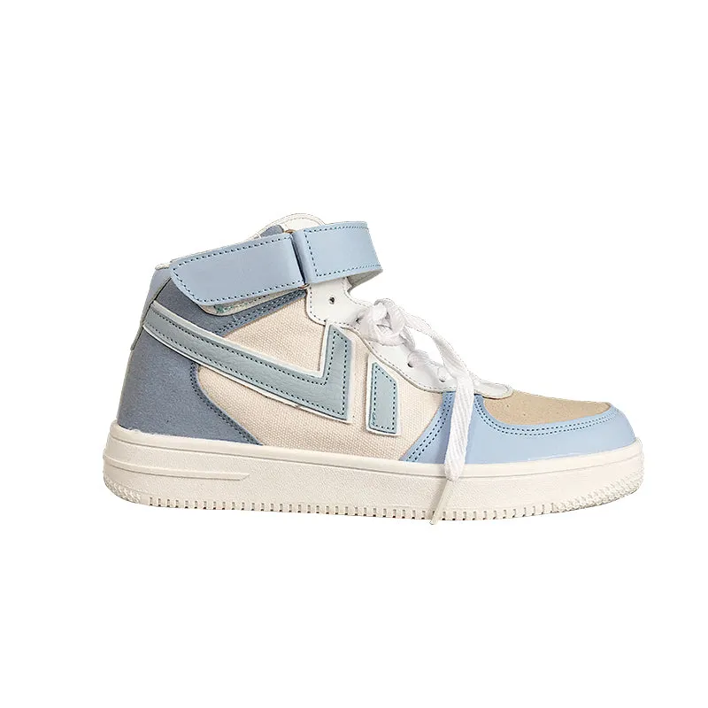 Women's high-top blue sneakers UB3528