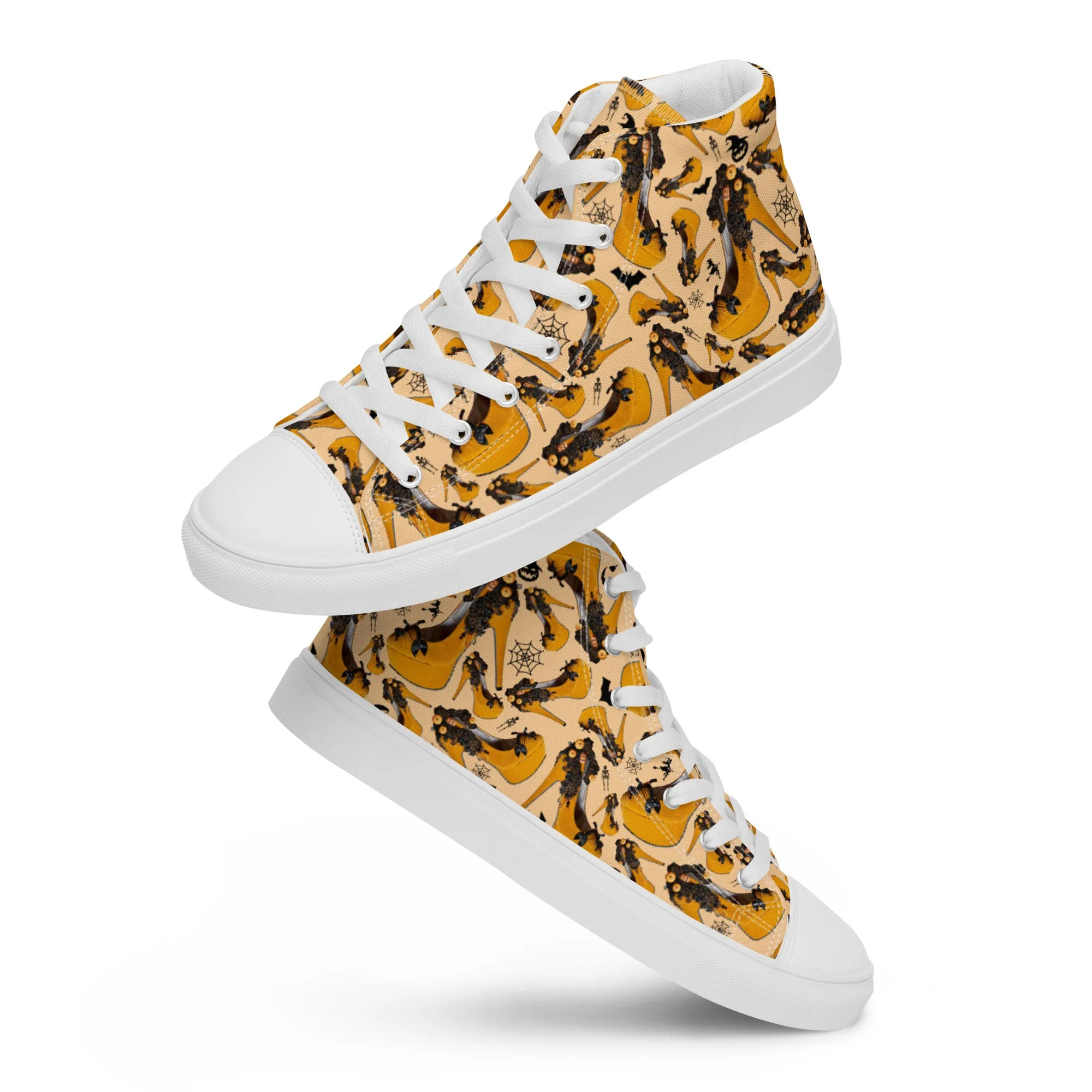 Women’s high top canvas shoes 'Sexy witch'