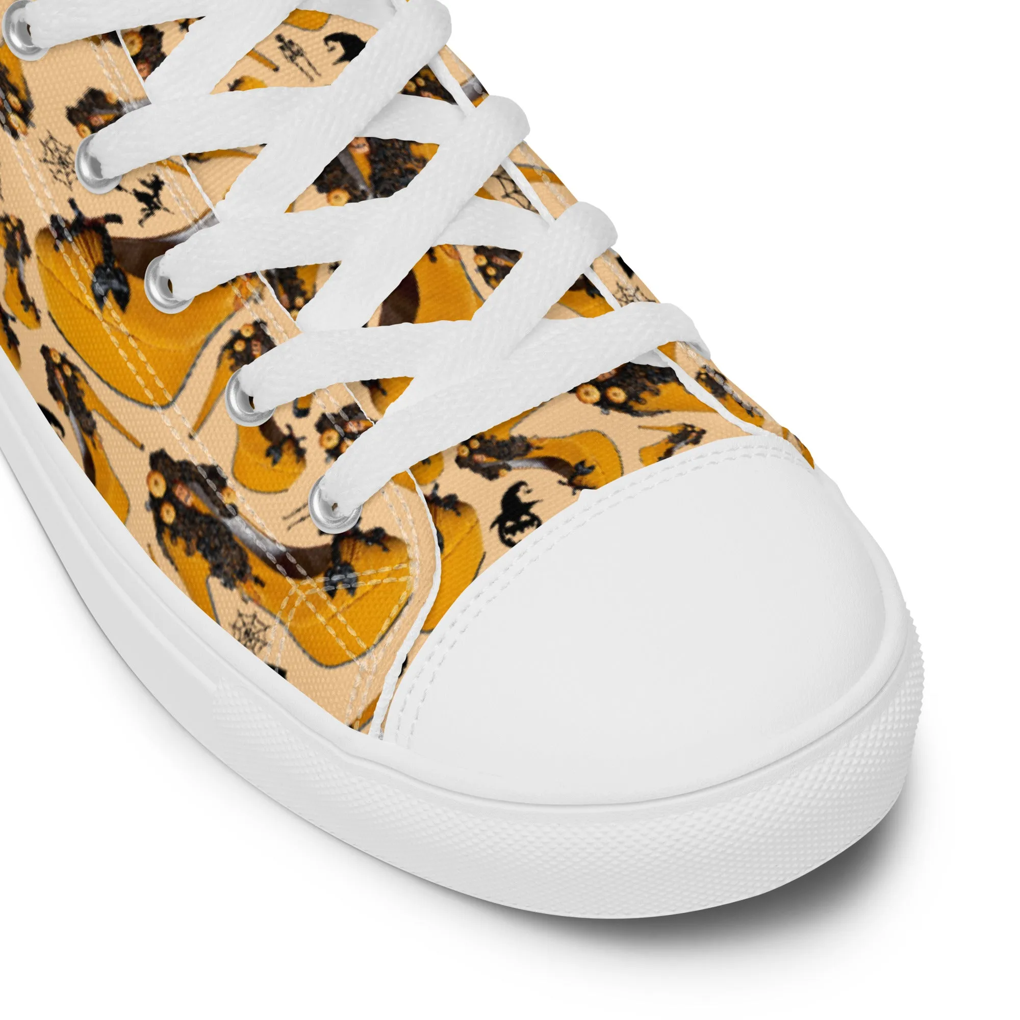 Women’s high top canvas shoes 'Sexy witch'