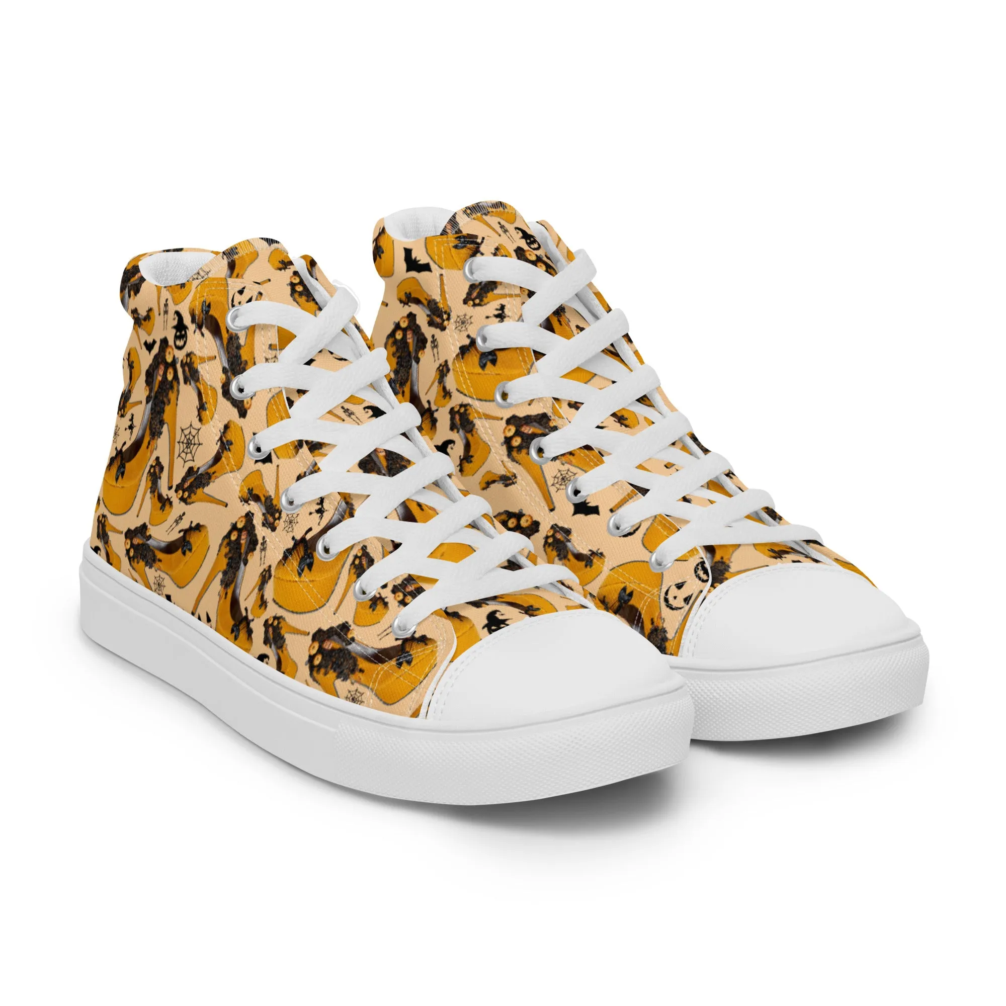 Women’s high top canvas shoes 'Sexy witch'