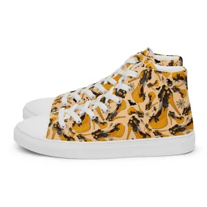 Women’s high top canvas shoes 'Sexy witch'