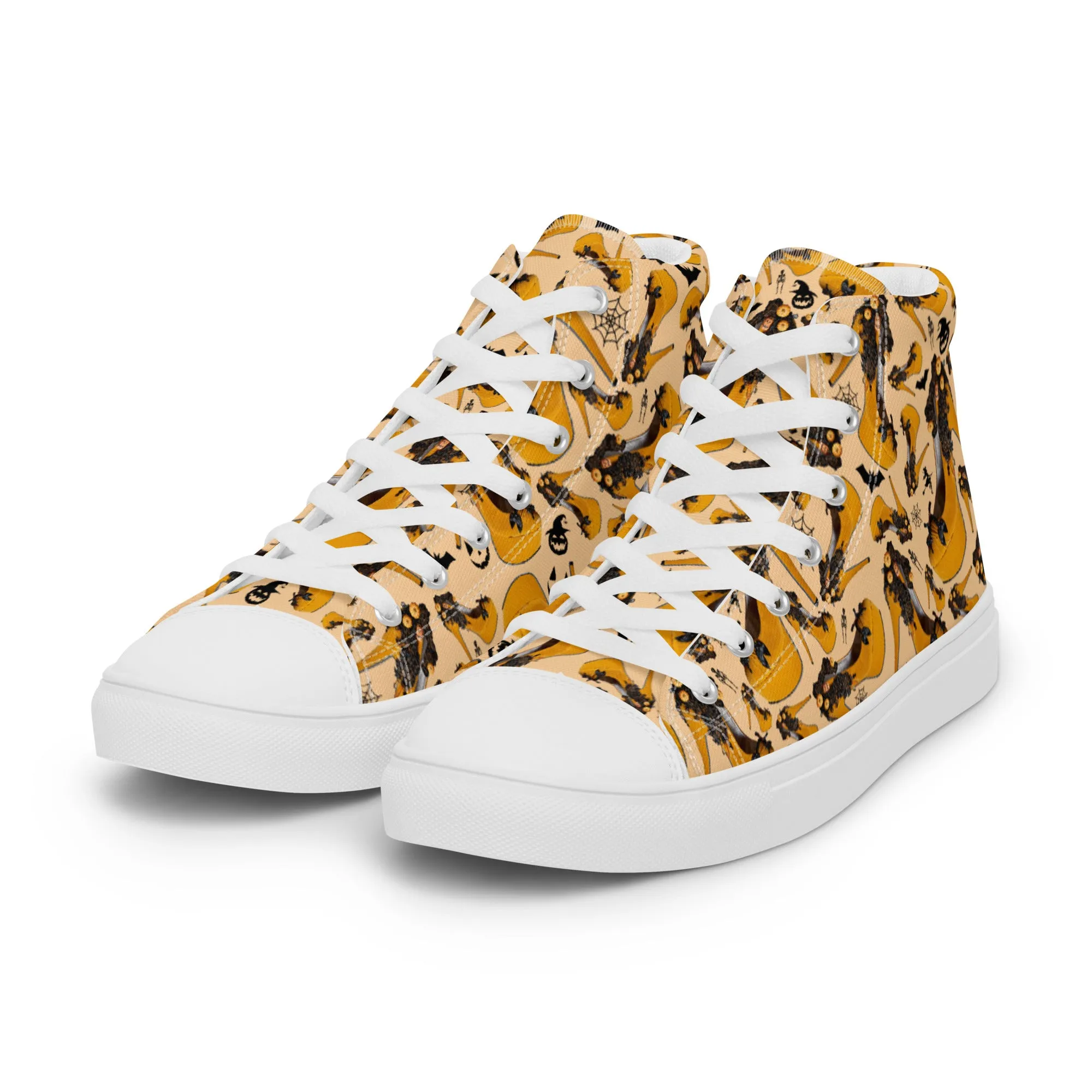 Women’s high top canvas shoes 'Sexy witch'